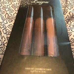 NYX lingerie lippie lipstick set of 3 nib